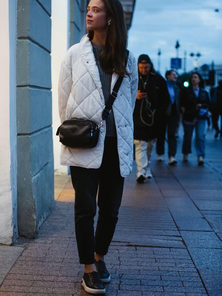 Bolso bandolera acolchado Ada